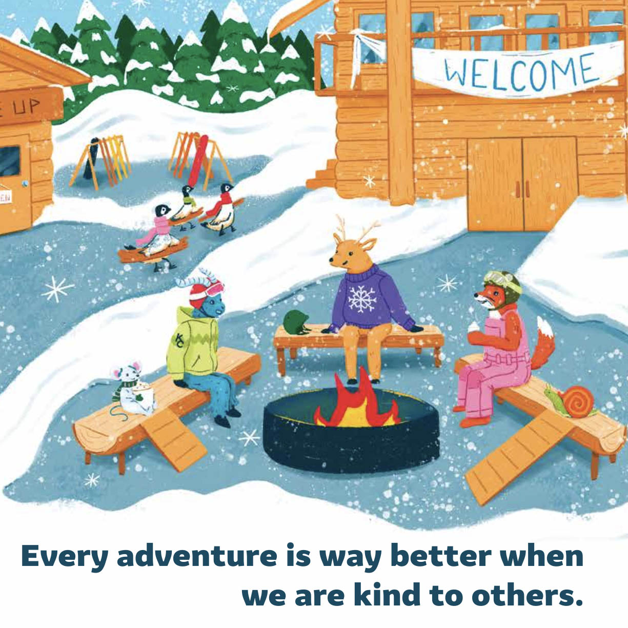 THE BOOK : Cruz The Snowboarding Snail & The Kindness Crew!